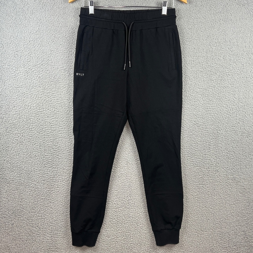 BYLT Premium Basics Elite+ Jogger Mens Small Black Athletic Tapered Pants S